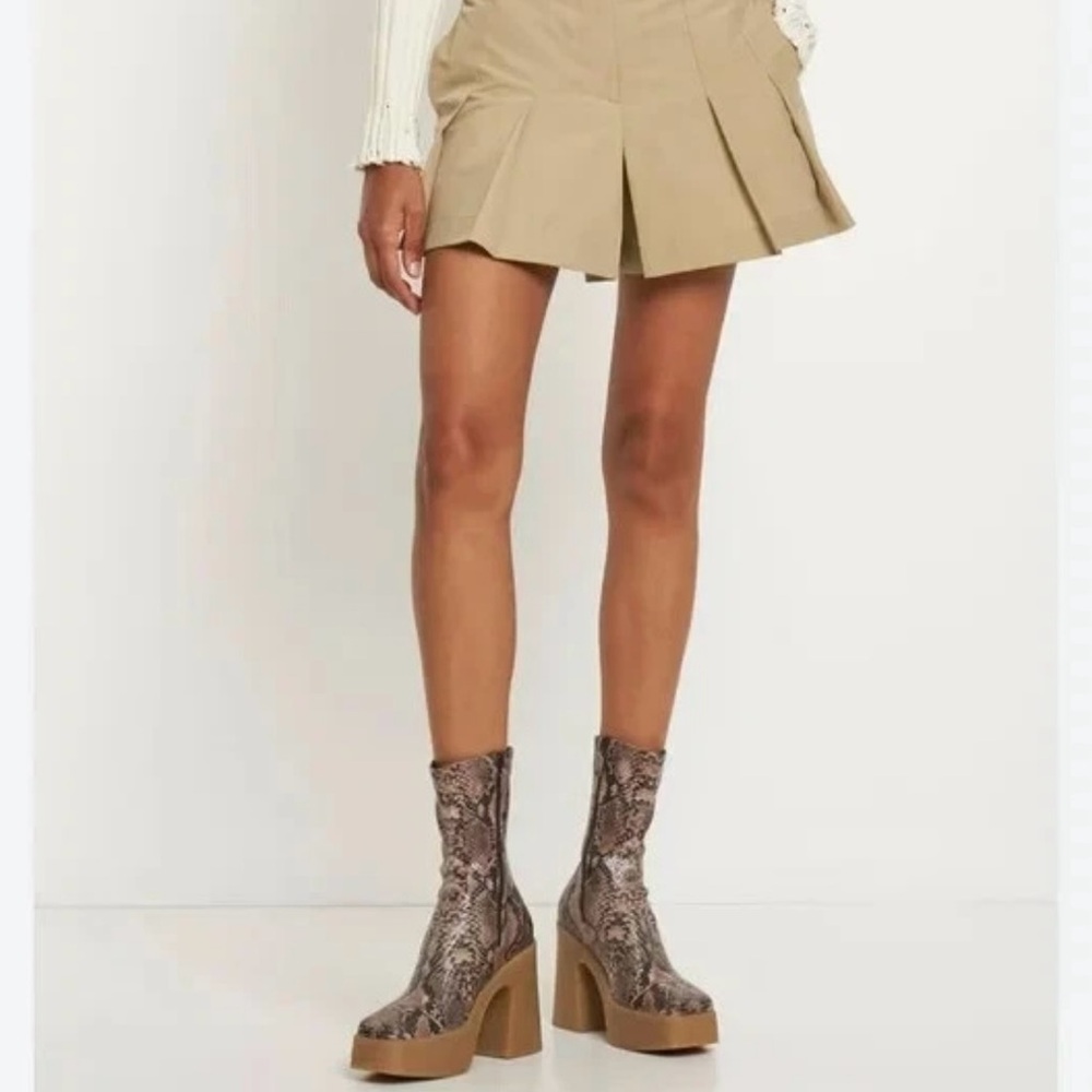 NIB Stella McCartney Skyla Stretch Snake Boots size 10 reg $650 with Box!